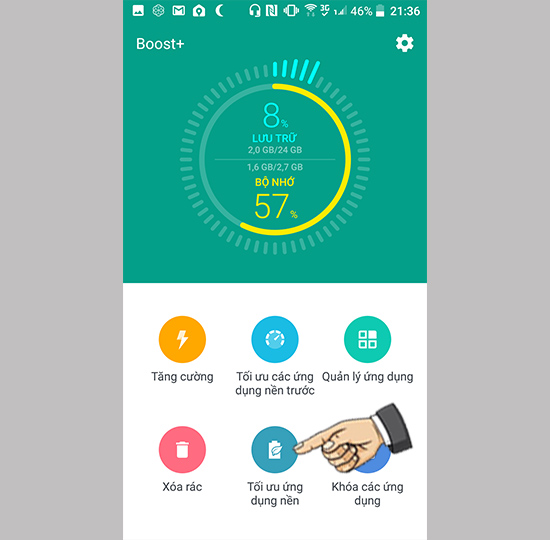 Chọn mục tối ưu ứng dụng